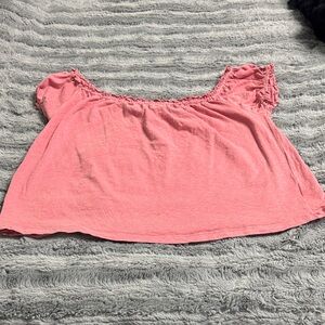 American Eagle Outfitters Pink Crop Top